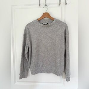 Club Monaco terry sweatshirt size Small Gray Crewneck Sweater